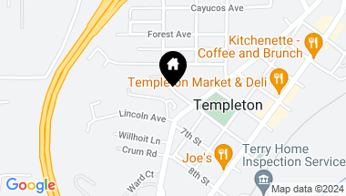 Map of 320 Apple Blossom Lane, Templeton CA, 93465