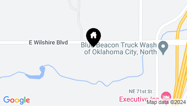 Map of 2700 E Wilshire Boulevard, Oklahoma City OK, 73111
