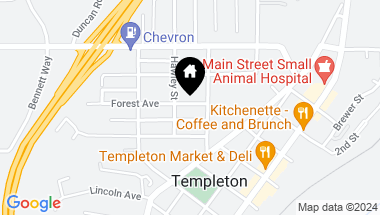 Map of 0 Forest Ave, Templeton CA, 93465