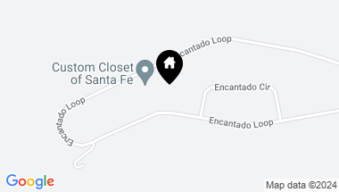 Map of 20 Encantado, Santa Fe NM, 87508