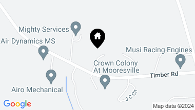 Map of 121 Commercial Drive, Mooresville NC, 28115