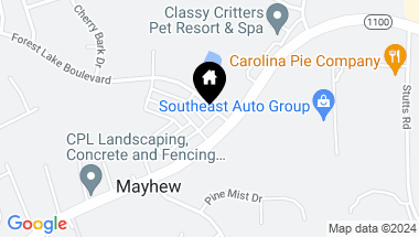 Map of 109 - A Forest Lake Boulevard, Mooresville NC, 28117