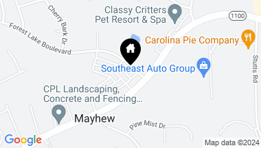 Map of 109-D Forest Lake Boulevard, Mooresville NC, 28117