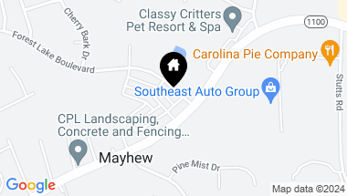 Map of 109 - C Forest Lake Boulevard, Mooresville NC, 28117