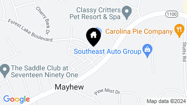 Map of 109 - E Forest Lake Boulevard, Mooresville NC, 28117