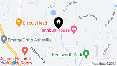Map of 83 Sherwood Road, Asheville NC, 28803