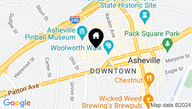 Map of 21 Battery Park Avenue Unit: 502, Asheville NC, 28801