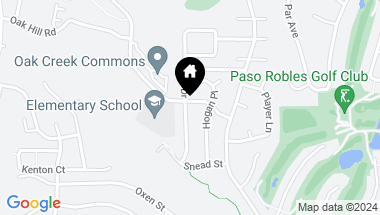 Map of 1706 Wade Drive, Paso Robles CA, 93446