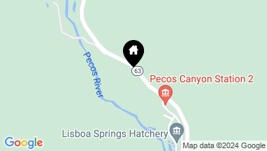 Map of 853 Highway 63, Pecos NM, 87552