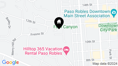 Map of 232 11th Street, Paso Robles CA, 93446