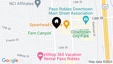Map of 500 12th Street, Paso Robles CA, 93446