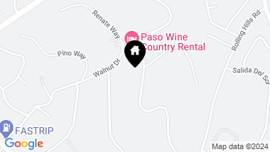 Map of 1002 Vista Grande Street, Paso Robles CA, 93446
