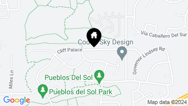 Map of 2852 Cliff Palace, Santa Fe NM, 87507