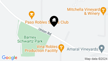 Map of 0 Union Road, Paso Robles CA, 93446