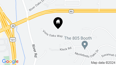 Map of 2021 Vista Oaks Way, Paso Robles CA, 93446