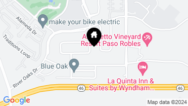 Map of 2618 Vineyard Circle, Paso Robles CA, 93446
