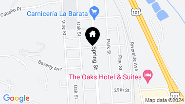 Map of 3141 Spring Street 101, Paso Robles CA, 93446