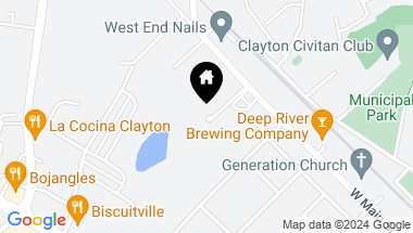 Map of 118 Dailwill Drive, Clayton NC, 27520