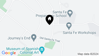 Map of 808 Camino Del Monte Sol, Santa Fe NM, 87505