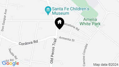 Map of 501 Armenta Street, Santa Fe NM, 87505