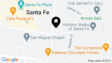 Map of 835 Alameda, Santa Fe NM, 87501