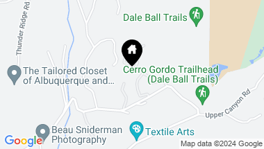 Map of 1677 Cerro Gordo 9, Santa Fe NM, 87501