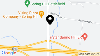 Map of 3523 Kedron Rd, Spring Hill TN, 37174