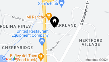Map of 230 Parkland Road, Raleigh NC, 27603