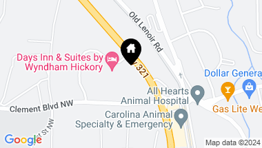 Map of 1241 Hwy 321 NW, Hickory NC, 28601