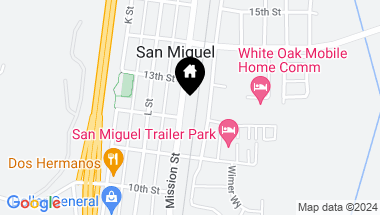 Map of 0 San Miguel, San Miguel CA, 93451