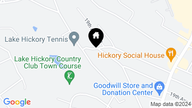 Map of 175 20th Avenue NW, Hickory NC, 28601