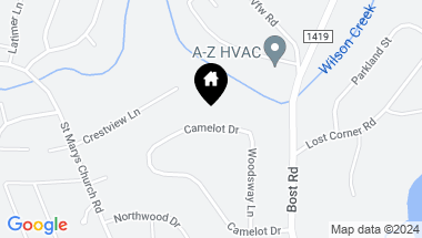 Map of 249 Camelot Drive, Morganton NC, 28655