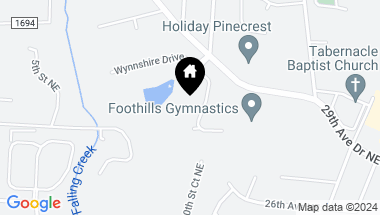 Map of 830 Wynnshire Drive Unit: 19, Hickory NC, 28601