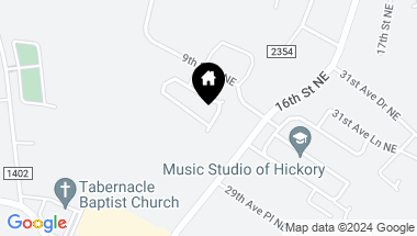 Map of 3131 9th Street Drive NE Unit: 18, Hickory NC, 28601