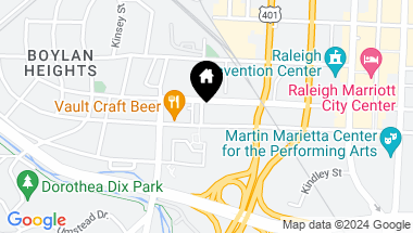 Map of 619 S West Street, Raleigh NC, 27601