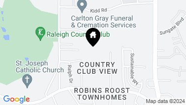 Map of 500 Rawls Drive, Raleigh NC, 27610
