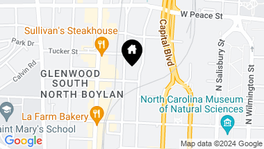 Map of 400 W North Street # 806, Raleigh NC, 27603