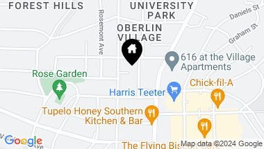 Map of 617 Tower Street, Raleigh NC, 27607