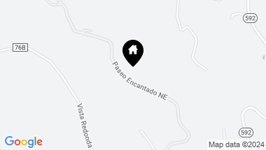 Map of 66 Paseo Encantado NE, Santa Fe NM, 87506