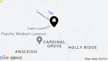Map of 5305 Cardinal Grove Boulevard, Raleigh NC, 27616