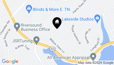 Map of 10232 Meadow Ridges Lane, Knoxville TN, 37922