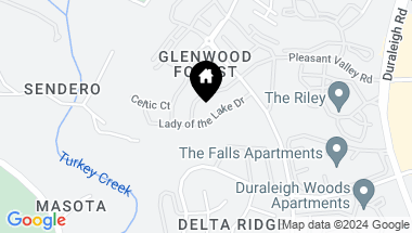 Map of 4954 Lady Of The Lake Drive, Raleigh NC, 27612