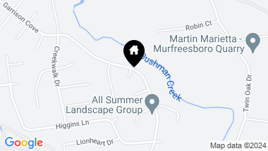 Map of 2350 Garrison Cv, Murfreesboro TN, 37130