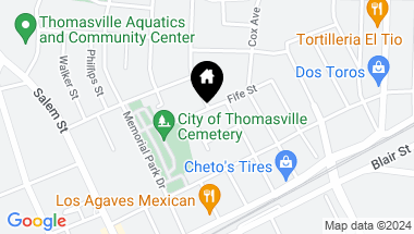 Map of 305 Fife Street, Thomasville NC, 27360
