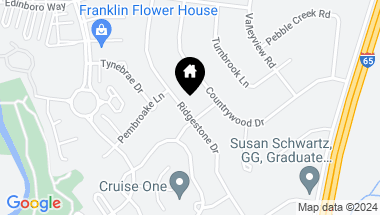 Map of 108 Grandview Manor Dr, Franklin TN, 37064