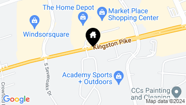Map of 100 Essex Drive, Knoxville TN, 37922