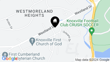 Map of 1004 Craig Rd, Knoxville TN, 37919
