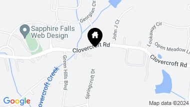 Map of 9409 Clovercroft Rd, Franklin TN, 37067