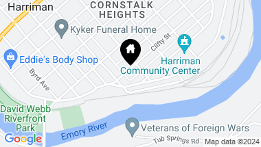 Map of 420 Clifty Street, Harriman TN, 37748
