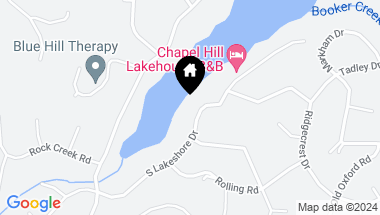 Map of 1909 S Lakeshore Drive, Chapel Hill NC, 27514